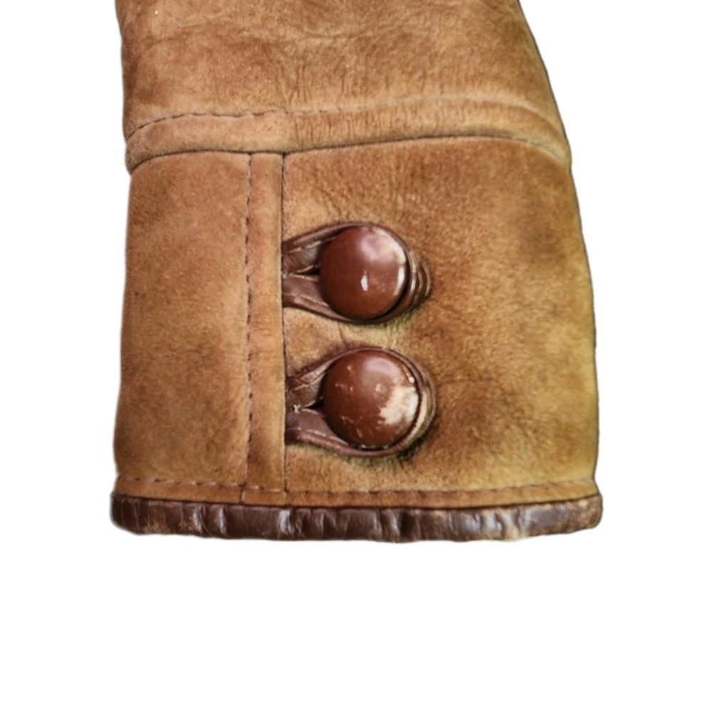 1961 Knight Thors Womens Shearling Coat Hand Signed Craftsman Sz 12 Vintage - Picture 7 of 11